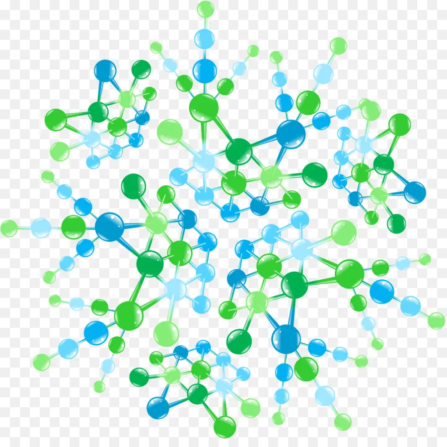 Estructura Molecular，átomos PNG