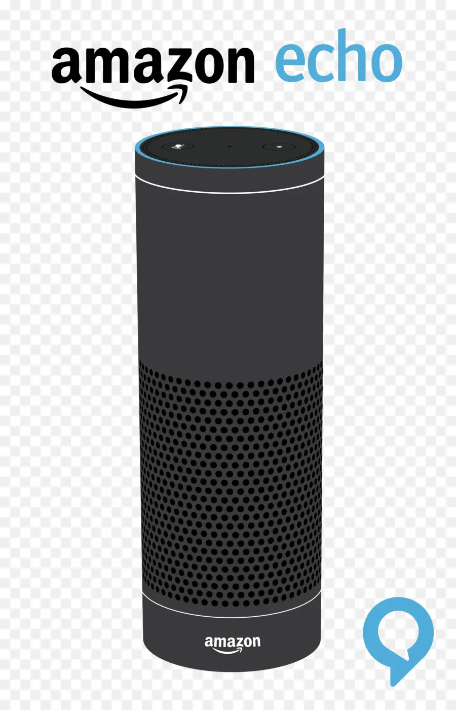 Amazon Echo，Negro PNG