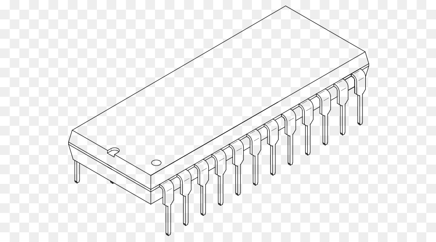 Paquete En Línea Dual，Los Circuitos Integrados Chips PNG