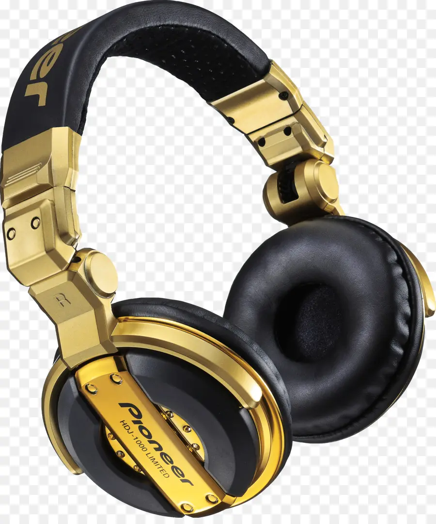 Auriculares Dorados，Música PNG