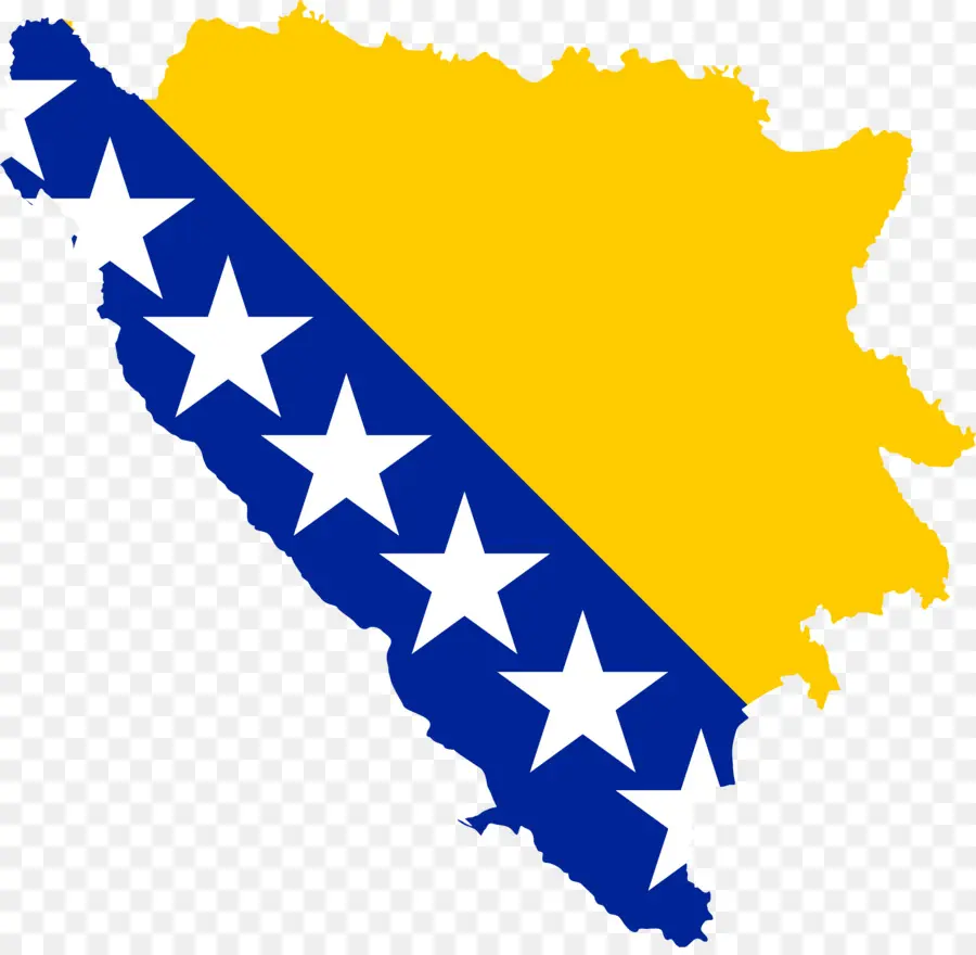 Bosnia Y Herzegovina，Bandera De Bosnia Y Herzegovina PNG