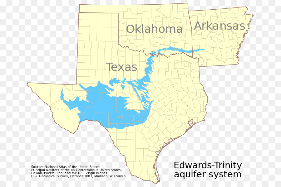 Acuífero Edwards，Meseta De Edwards PNG