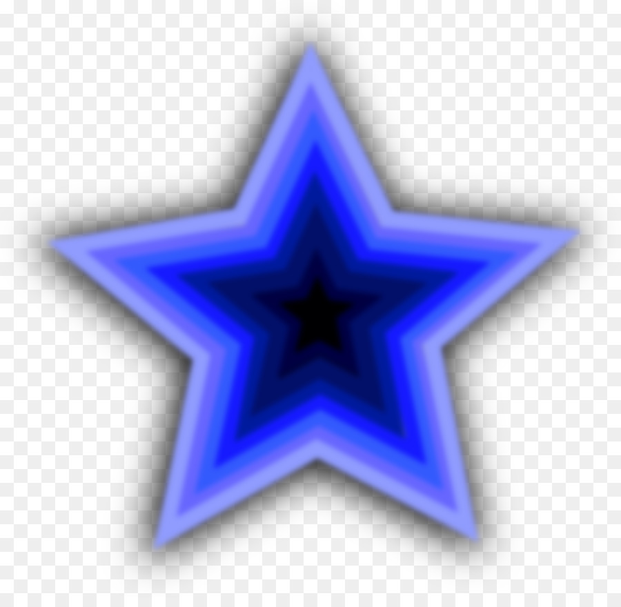 Estrella，Azul PNG