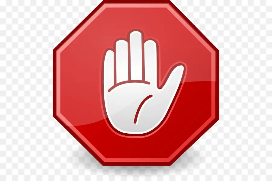 Señal De Stop De Mano，Advertencia PNG