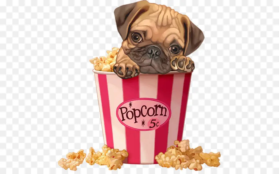 Cachorro En Palomitas De Maíz，Cachorro PNG