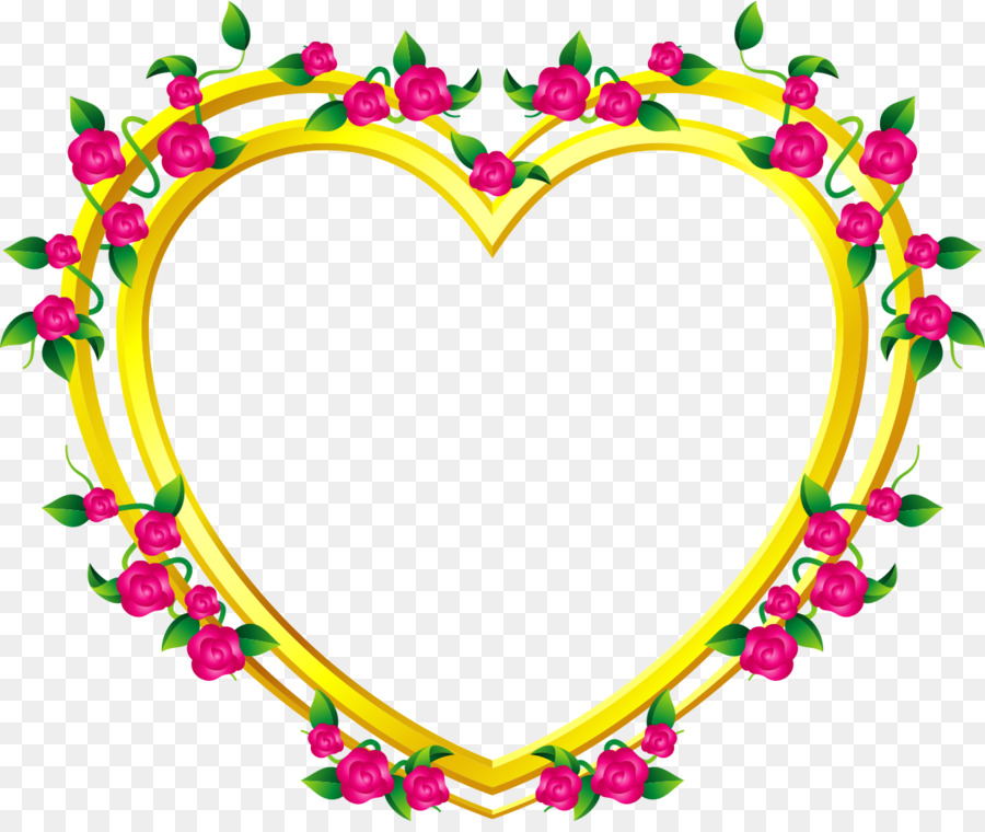 Forma De Corazón，Flores PNG