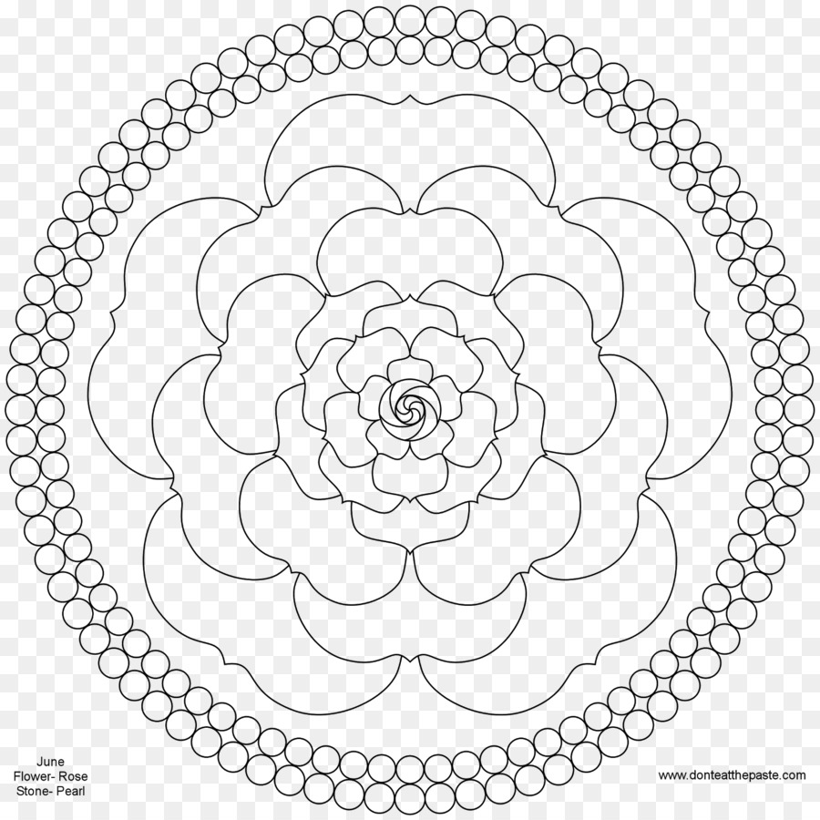 Mandala，Libro De Colorear PNG