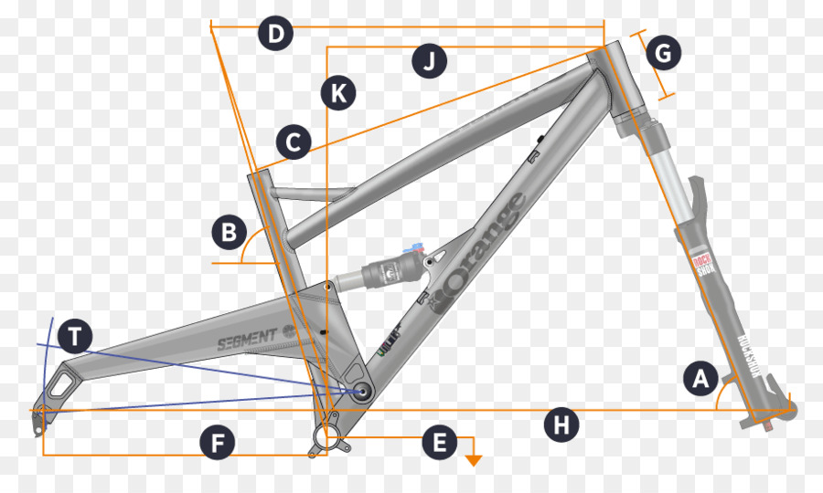 Bicicleta De Montaña，La Geometría PNG