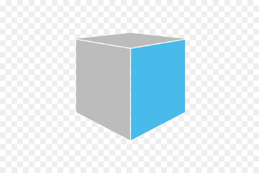 Cubo Gris，3d PNG