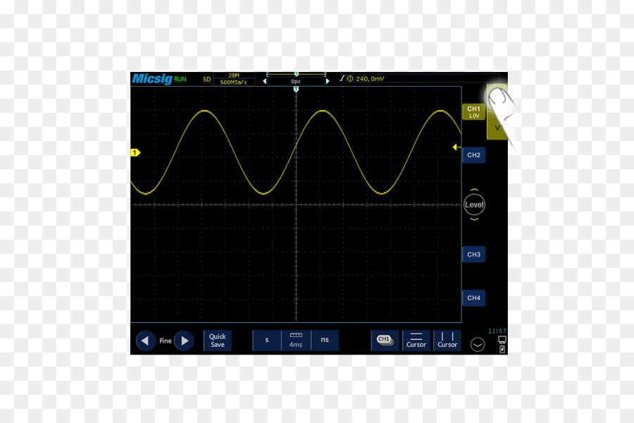 Electrónica，Osciloscopio PNG