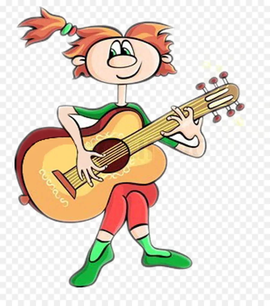 Chica Con Guitarra，Música PNG