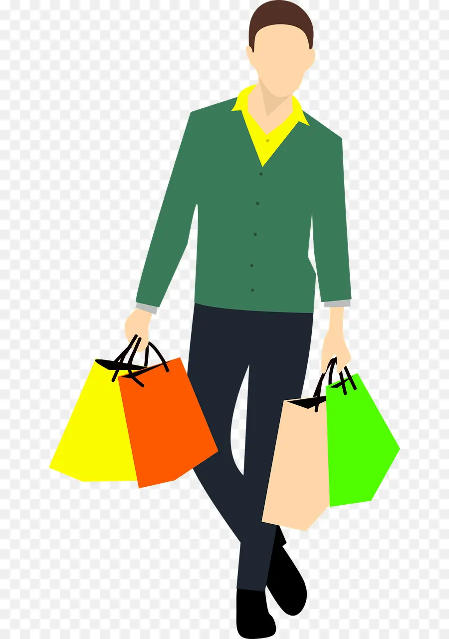 Bolsas De Compras，Hombre PNG