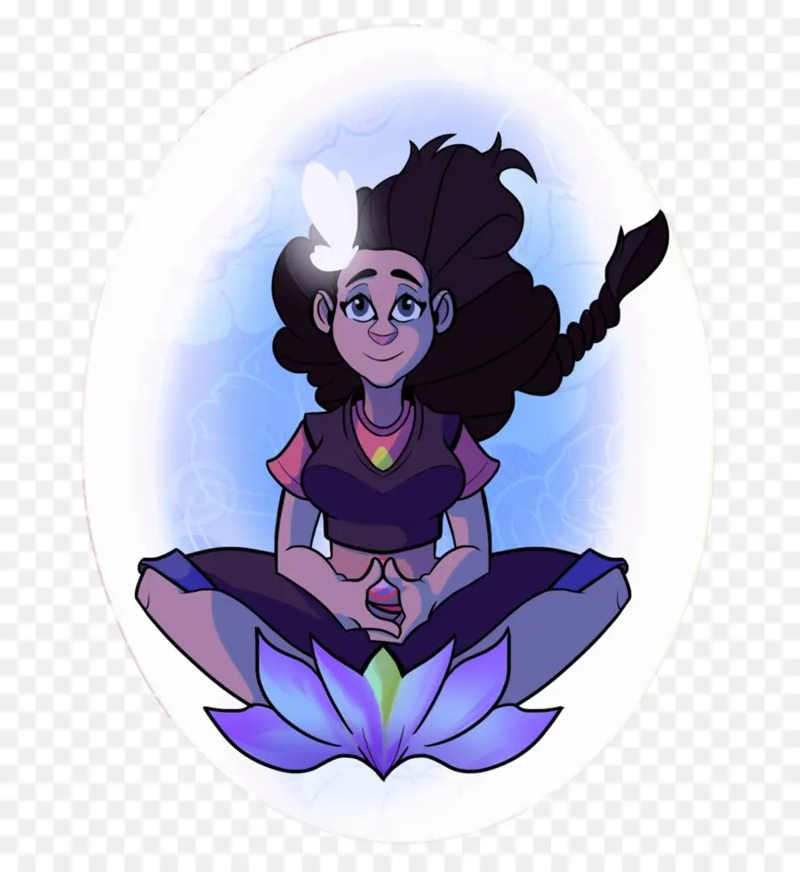 Chica Meditando，Meditación PNG