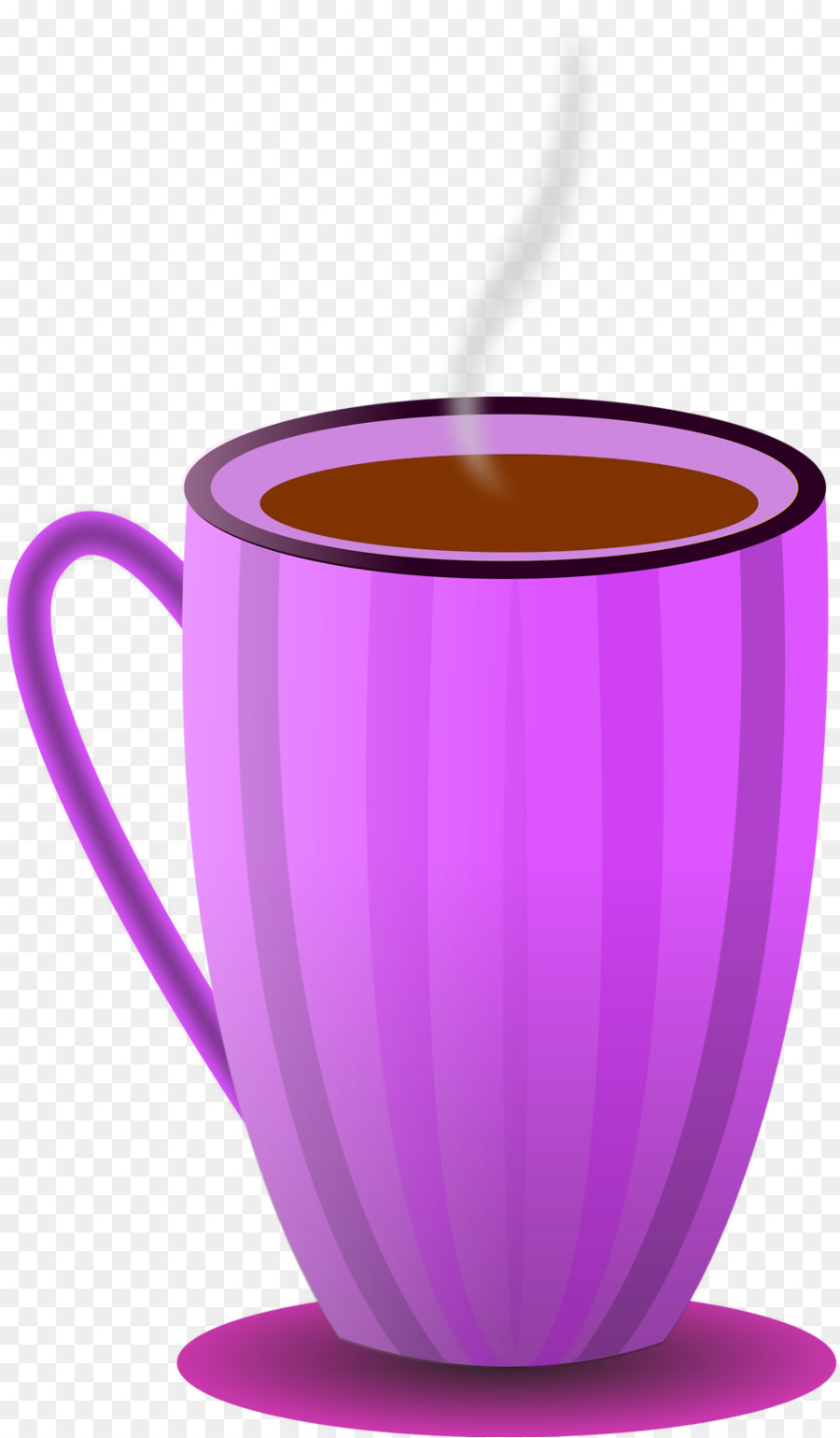 Taza Morada，Bebida Caliente PNG