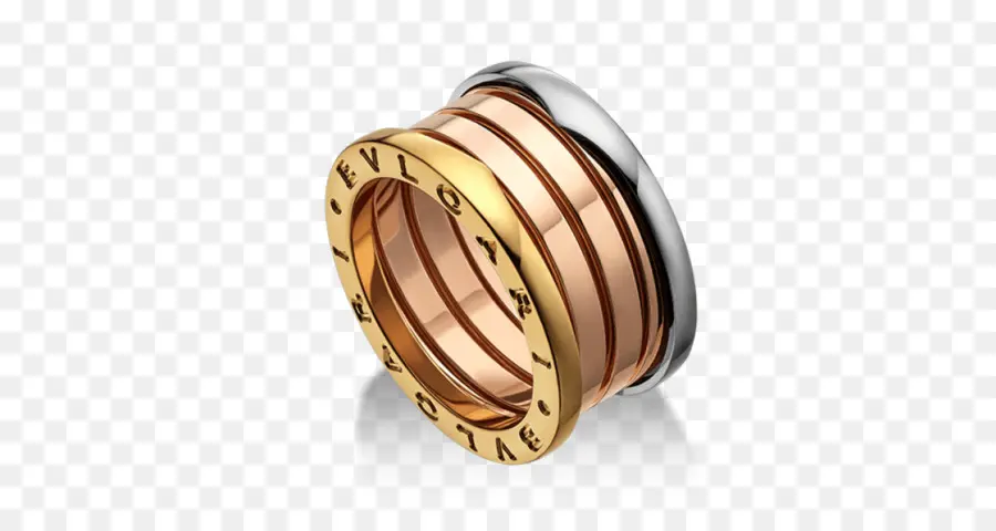 Anillo De Oro Y Oro Rosa，Anillo PNG