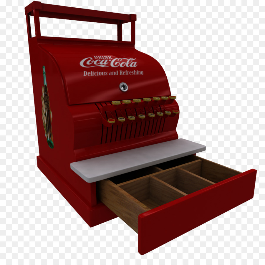 Caja Registradora Vintage，Coca Cola PNG