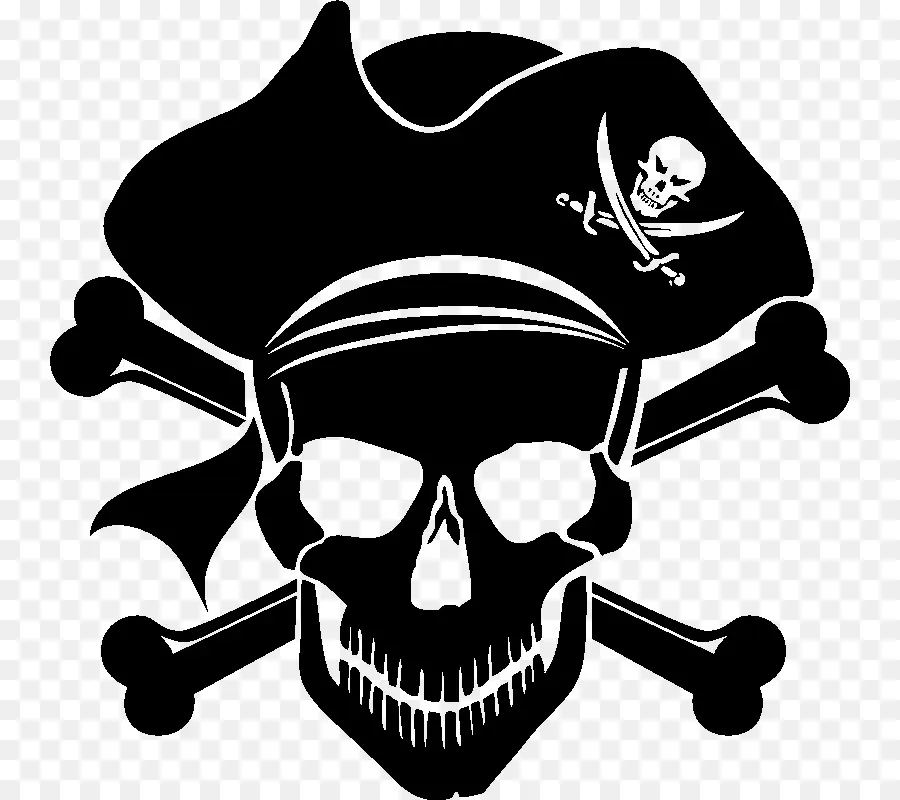 Calavera Pirata，Sombrero PNG