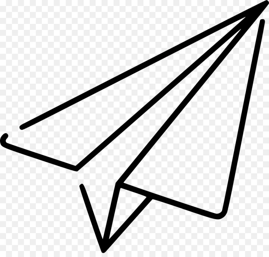 Avión De Papel，Arte Lineal PNG