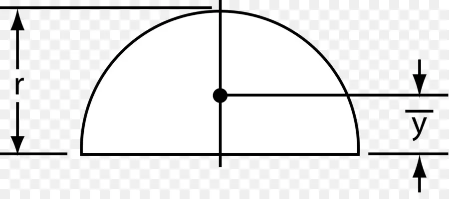 Diagrama De Semicírculo，Geometría PNG