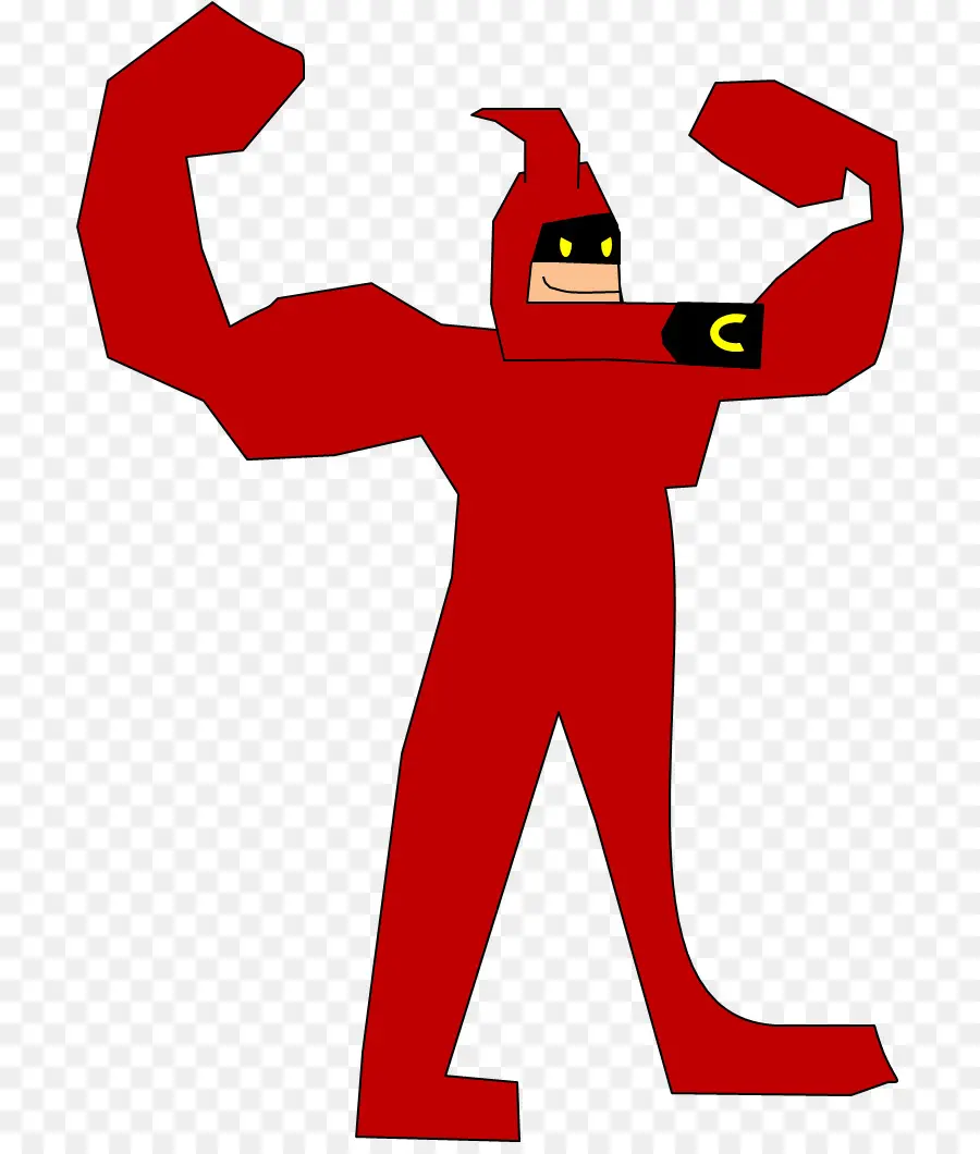 Superhéroe Rojo，Dibujos Animados PNG