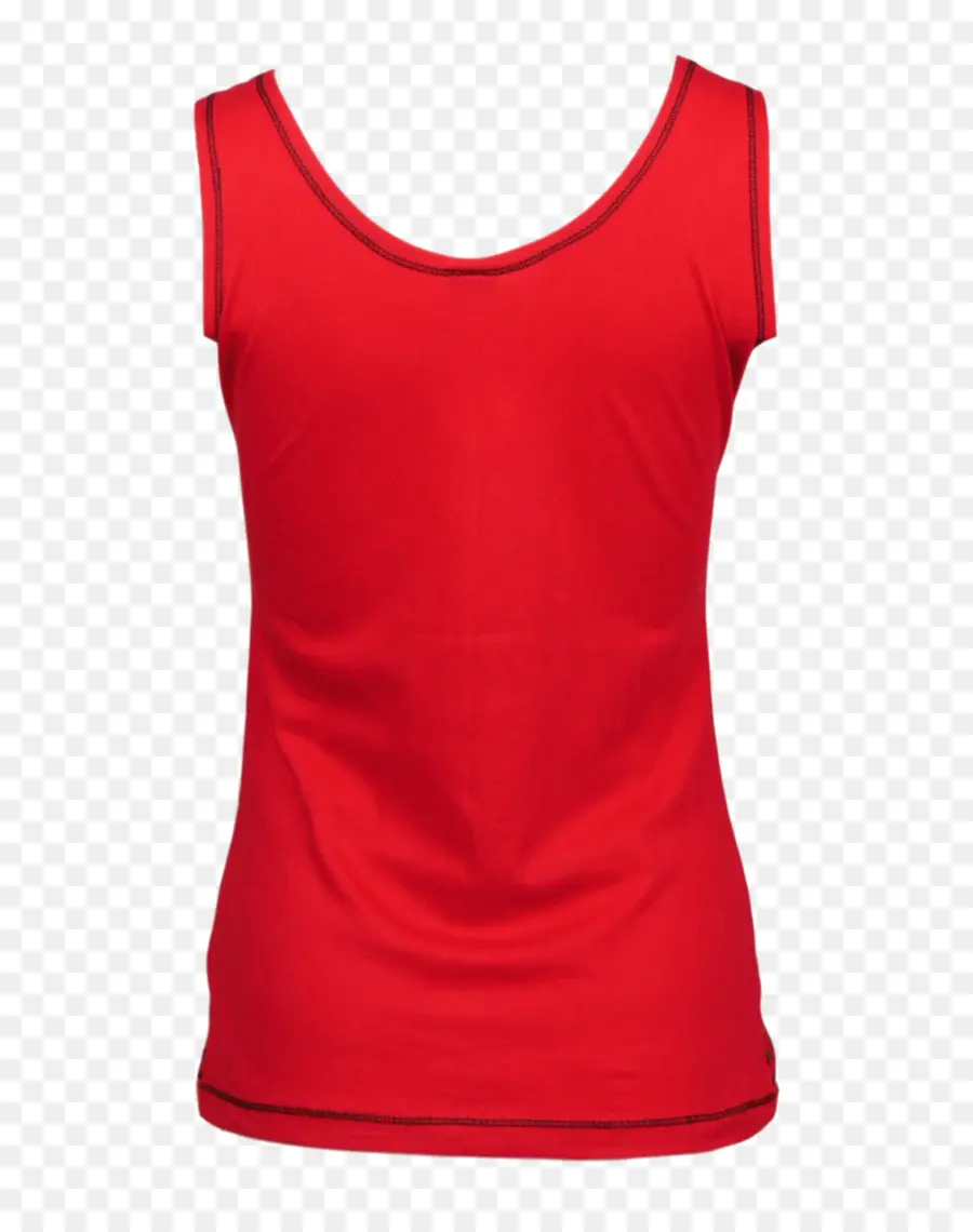 Camiseta Sin Mangas Roja，Sin Mangas PNG