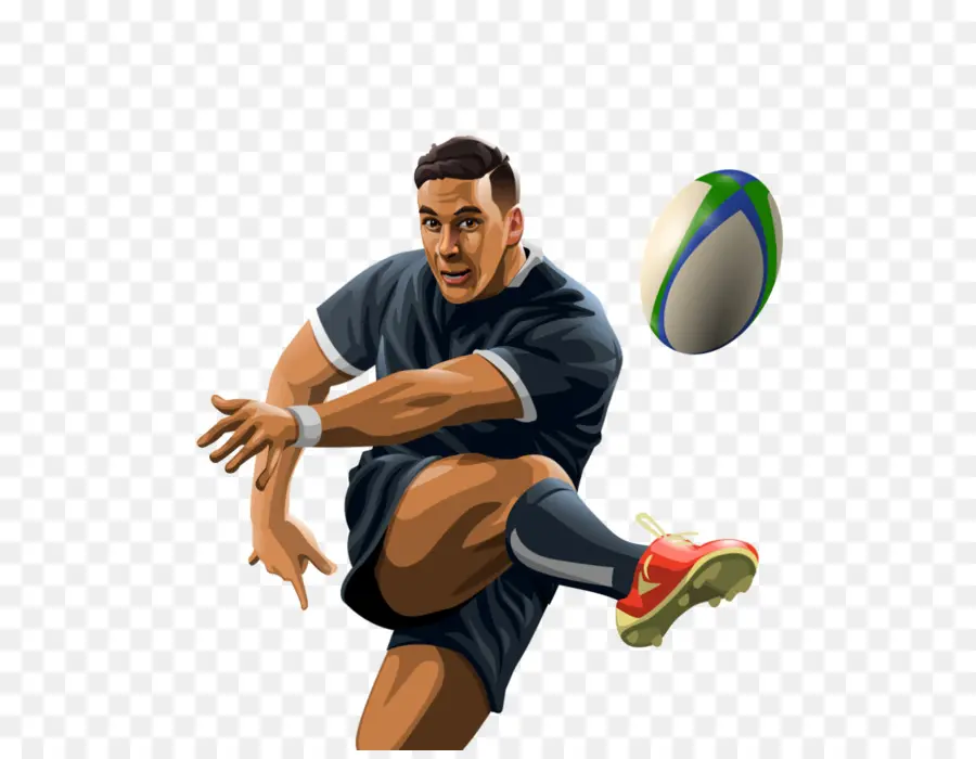 Jugador De Rugby，Pelota PNG