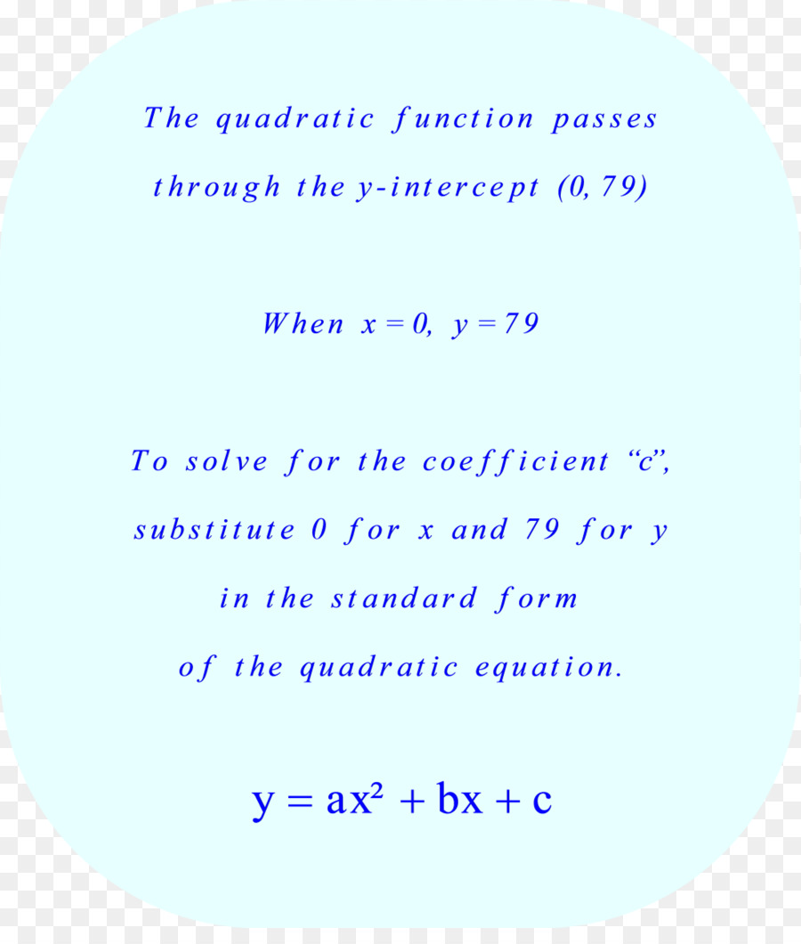Función Cuadrática，Ecuación Cuadrática PNG