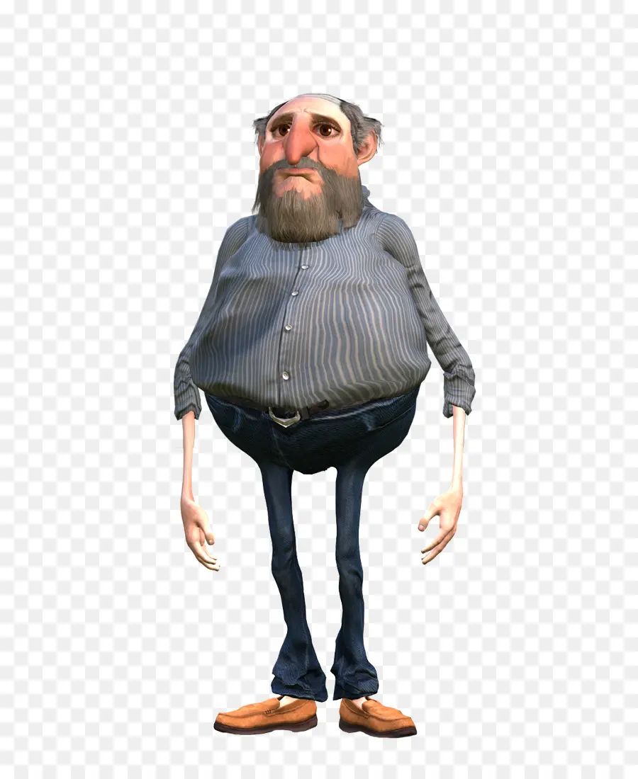 Personaje Animado，Barba PNG