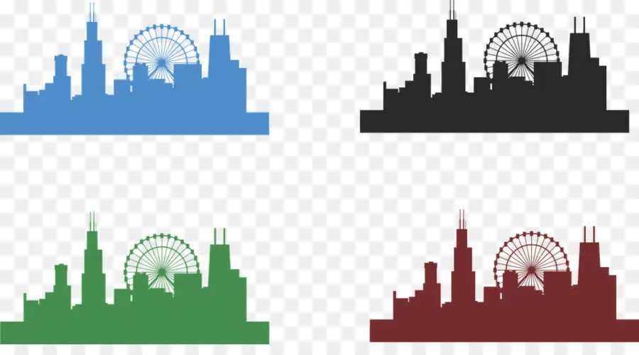 Chicago，Skyline PNG