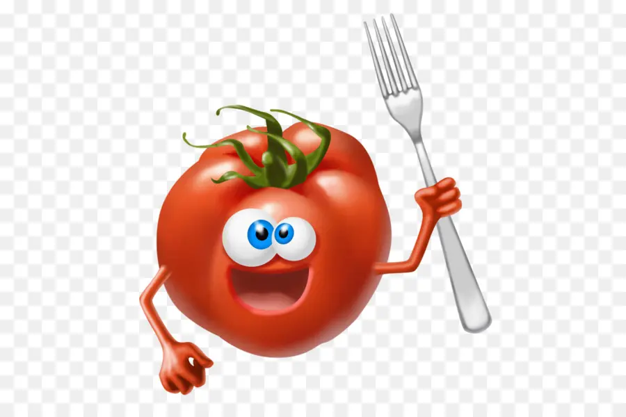 Tomate，Tenedor PNG