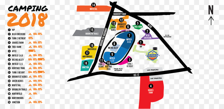 Mapa De Acampada，Evento PNG