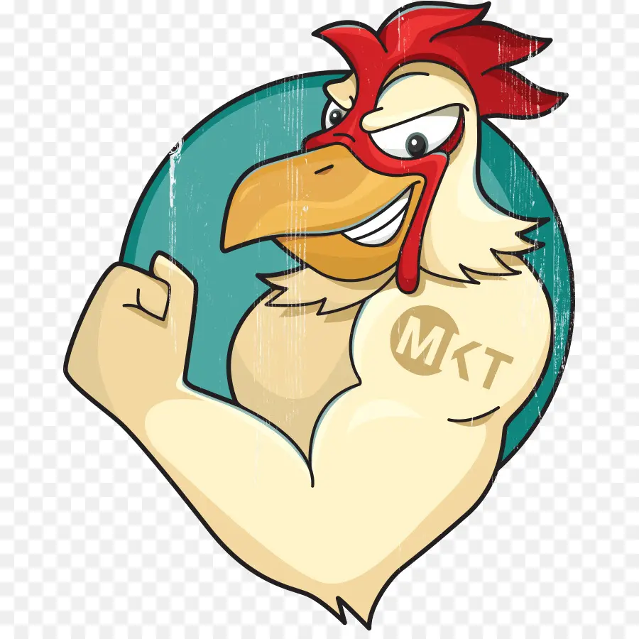 Pollo Musculoso，Flexionar PNG