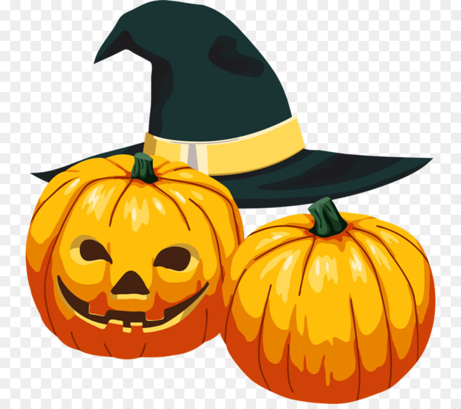 Calabaza Con Sombrero，Jack O' Lantern PNG