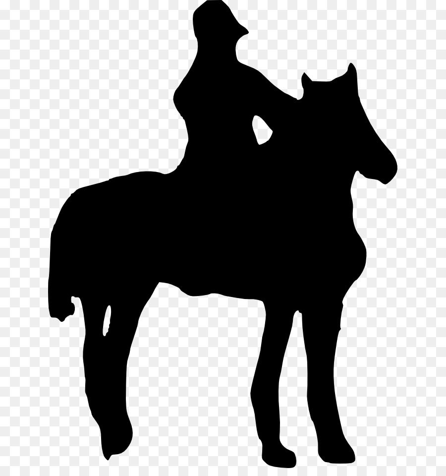 Silueta，Caballo PNG