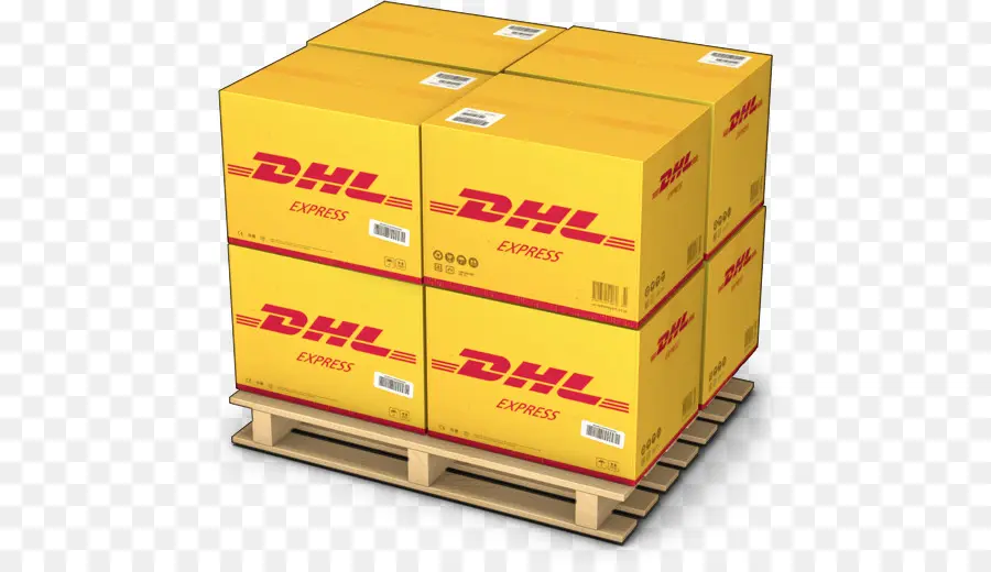 Cajas Dhl，Envío PNG