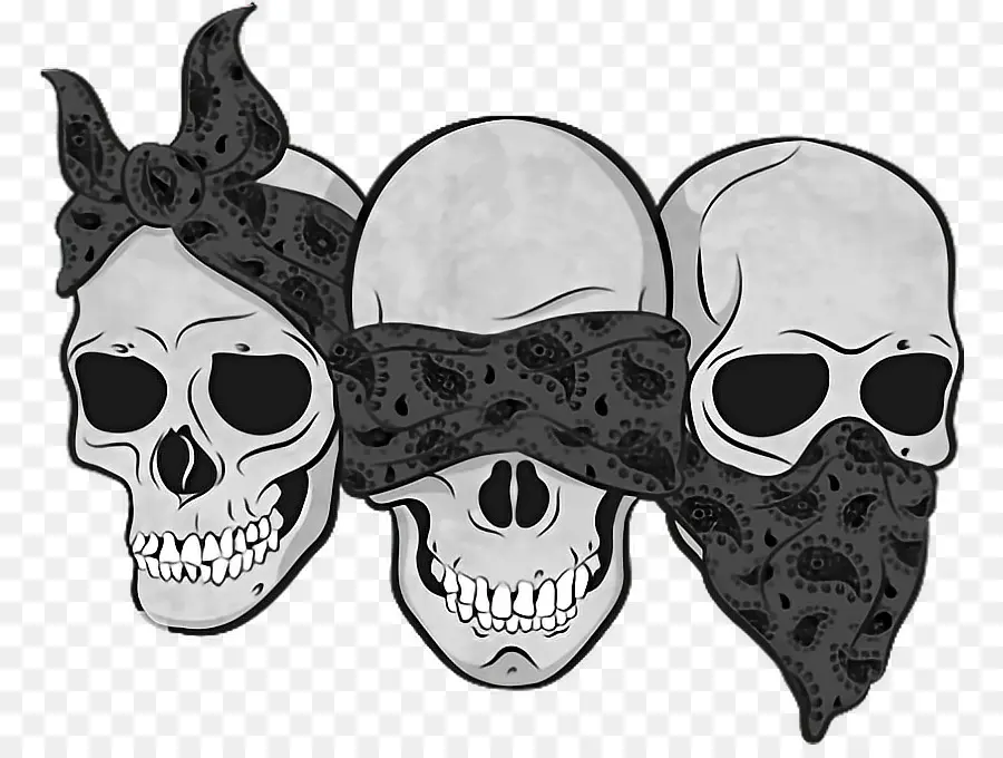 Calaveras，Bandanas PNG