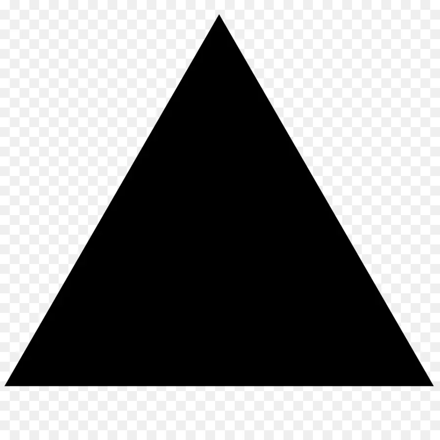 Triángulo，Triángulo Negro PNG
