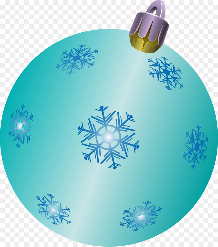 Adorno De Navidad，Azul PNG