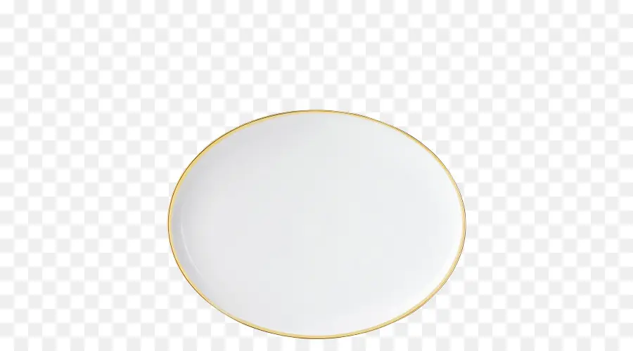 Plato Blanco，Oval PNG