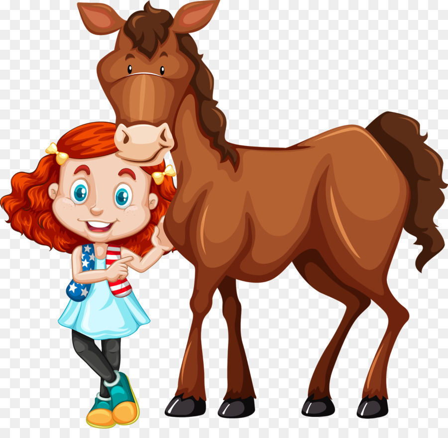 Niña Y Caballo，Niño PNG