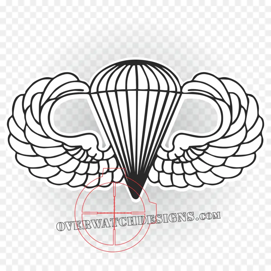 Ejército De Los Estados Unidos El Aire De La Escuela，La Insignia De Paracaidista PNG