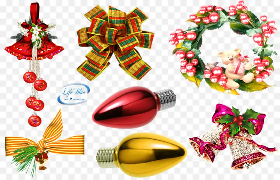 Decoraciones Navideñas，Navidad PNG