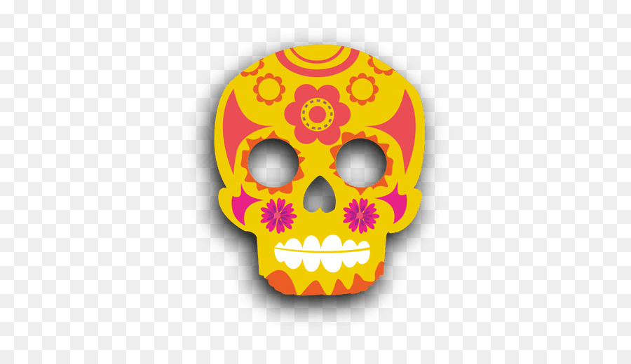 Calavera De Azúcar，Dia De Muertos PNG