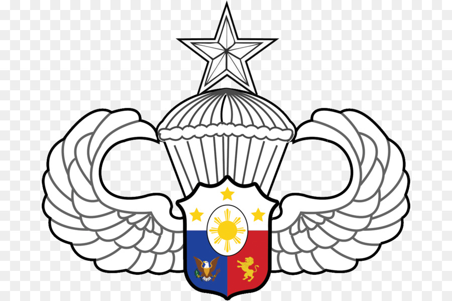 Escuela Aerotransportada Del Ejército De Los Estados Unidos，Insignia Paracaidista PNG