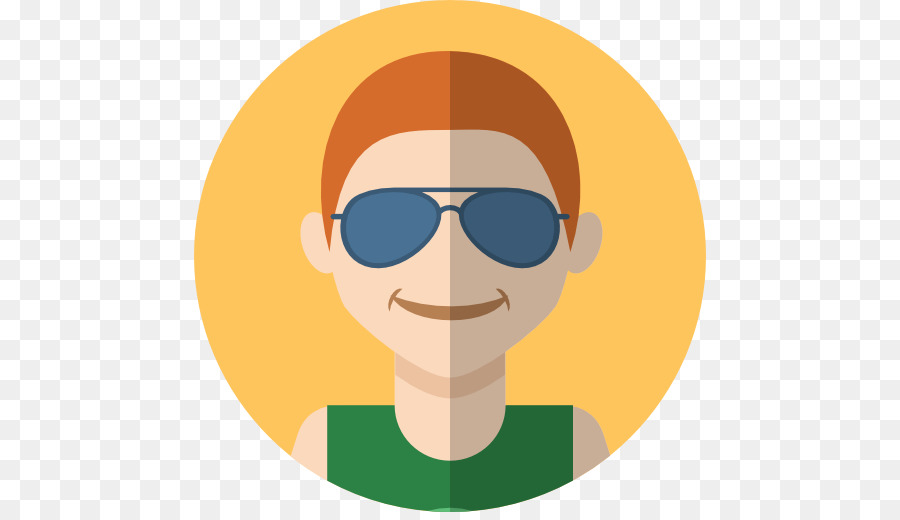 Persona Con Gafas De Sol，Perfil PNG