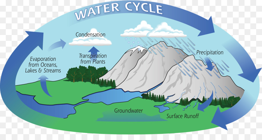 Ciclo Del Agua，Hidrología PNG