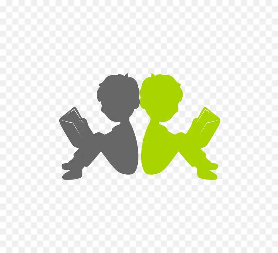 Niños Leyendo，Libros PNG