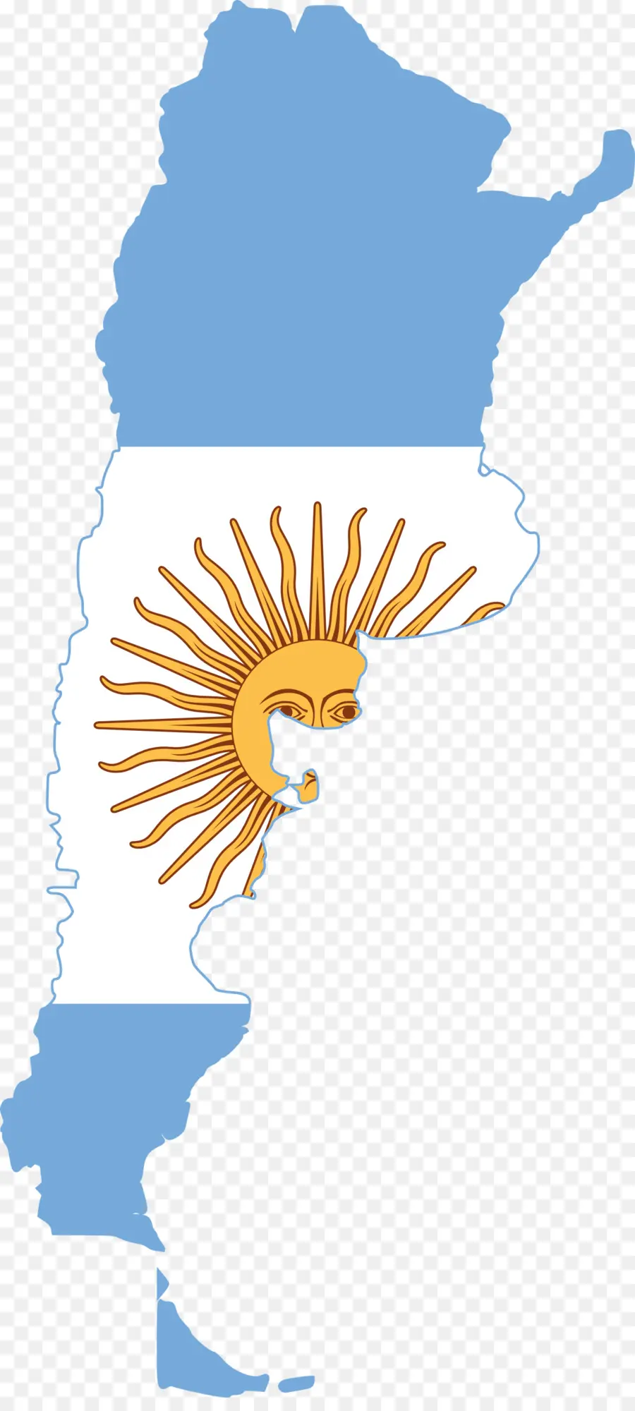 Argentina，Mapa Del Vector PNG