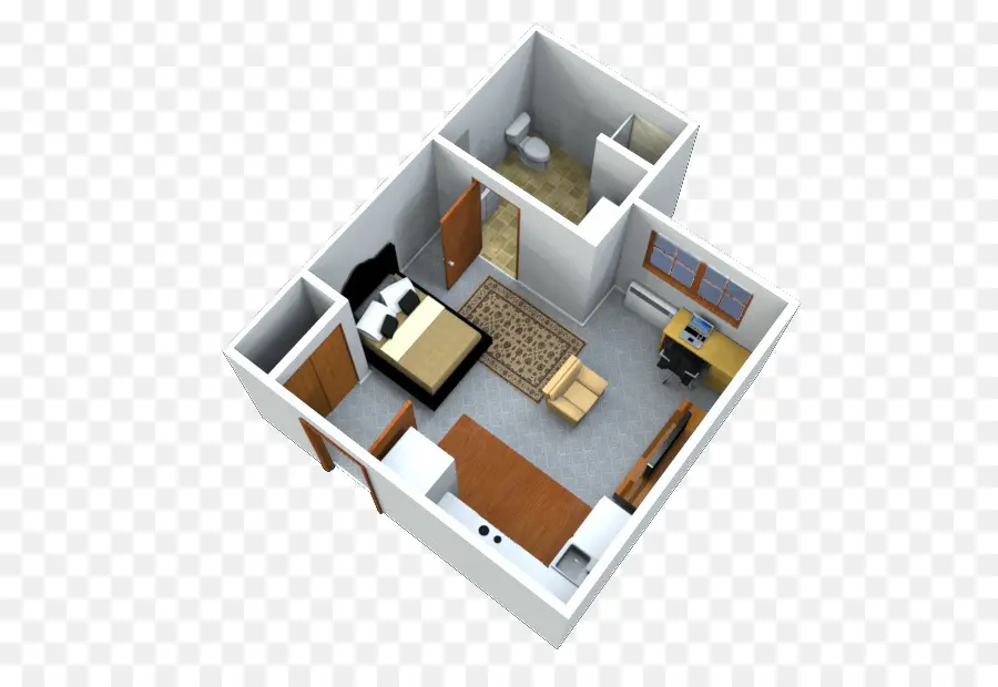 Plan De Piso，Apartamento PNG