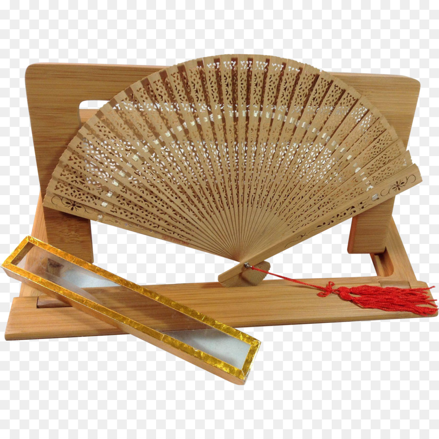 Ventilador De Mano，Madera PNG